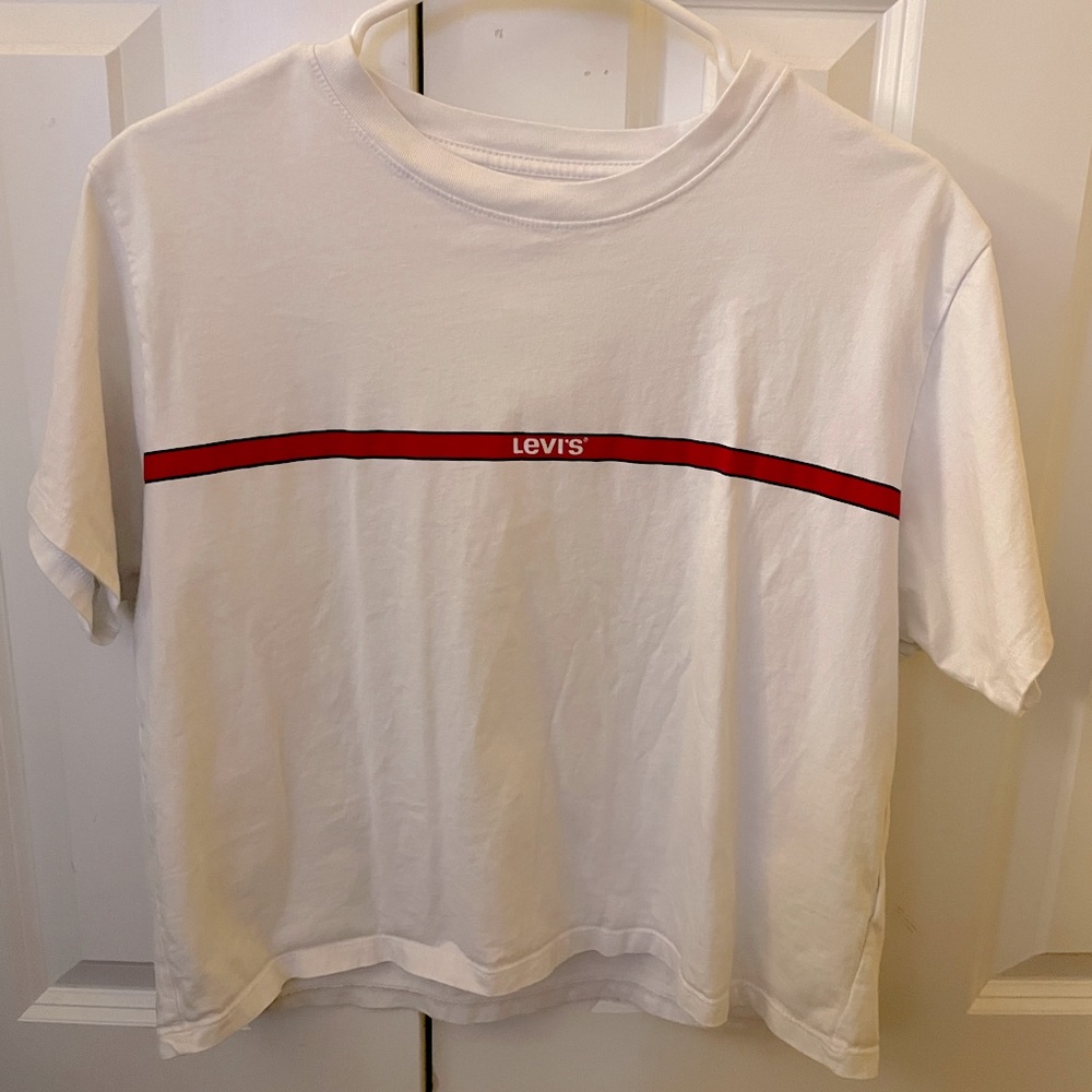 levi's red stripe tee